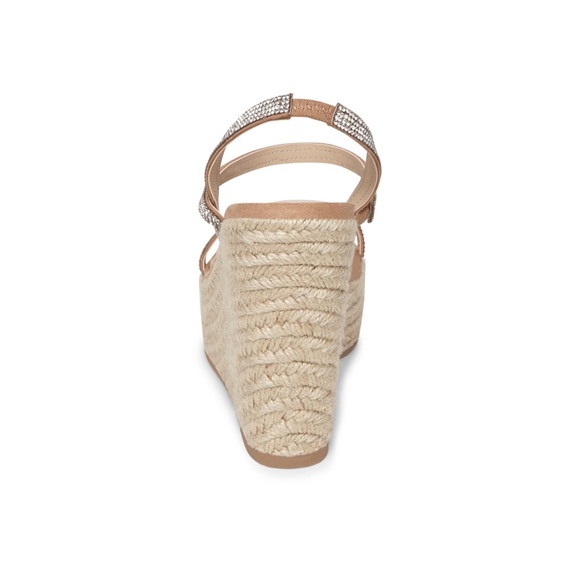 🖤🖤Steve Madden Udell-R Rhinestone Espedrille Platform Slip On Sandal - Picture 5 of 5